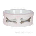 Customizable Puppy Dog Ceramic Dog Bowl